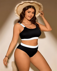 Lely™ | Bikini Taille Plus Élastique Contrôle du Ventre
