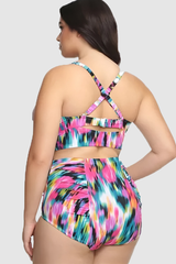 Louna™ | Bikini taille plus extensible avec contrôle du ventre
