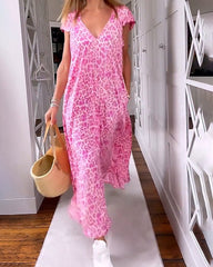 Glaiza | Robe maxi à encolure en V