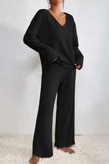 Amaris™ | Ensemble de salon tricoté doux à côtes