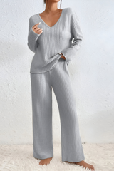 Amaris™ | Ensemble de salon tricoté doux à côtes