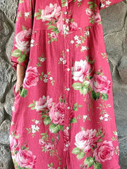 Maddie | Robe florale artistique
