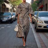 Evangeline™ | Robe à Col Rond