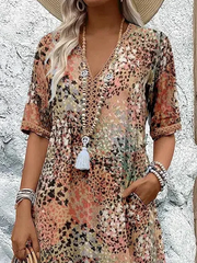 Sofia | Robe midi élégante à fleurs