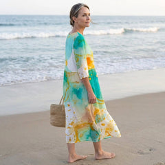 Keely | Robe à fleurs au coucher du soleil
