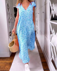 Glaiza | Robe maxi à encolure en V