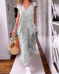 Glaiza | Robe maxi à encolure en V