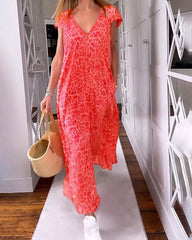 Glaiza | Robe maxi à encolure en V