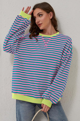 Mae™ | Sweat-shirt rayé