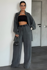 Noelle™ | Ensemble de salon moderne avec pantalon large