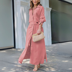 Kathleen™ | Robe maxi élégante à encolure en V