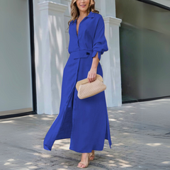 Kathleen™ | Robe maxi élégante à encolure en V