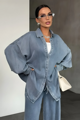 Noelle™ | Ensemble de salon moderne avec pantalon large