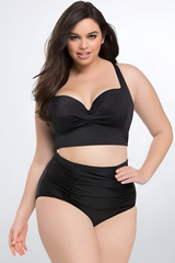 Louna™ | Bikini taille plus extensible avec contrôle du ventre