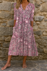 Harlow | Robe élégante à encolure en V