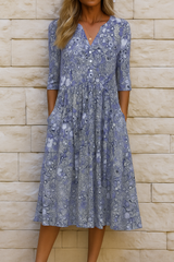 Harlow | Robe élégante à encolure en V