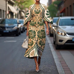 Evangeline™ | Robe à Col Rond