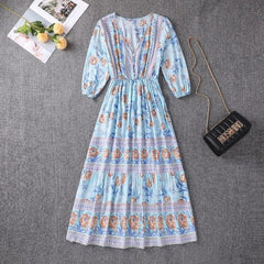 Marino | Robe bohème au bord de mer